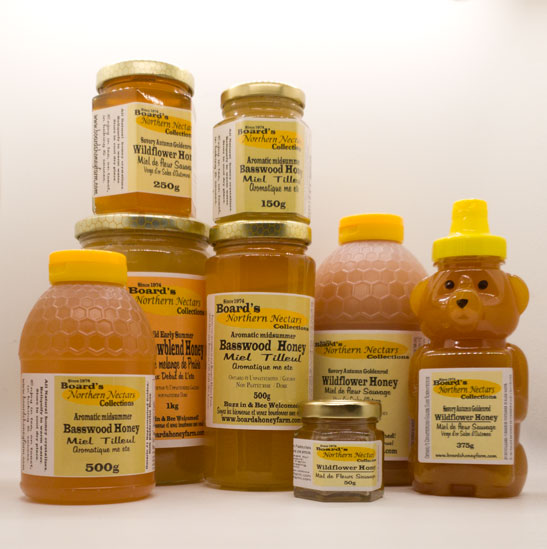 Basswood, Wildflower, Meadowblend Honey