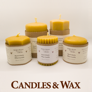 Pure Beeswax Candles & Pieces
